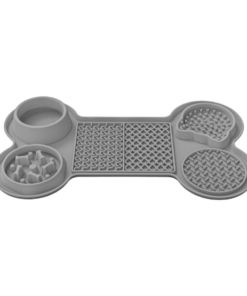 YS-Silicone Dog & CAT Feeding Mat - Grey