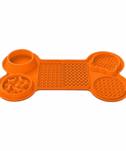YS-Silicone Dog & CAT Feeding Mat - Orange