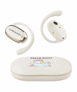 YX24 - Hello Kitty Themed Noise Cancelling Earbuds With Hi-Fi Sound - Beige