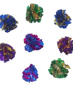zaCrinkle Mylar Foil Cat Balls (5cm) - 2 x Bundle pack of 4