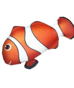 zaFish - Touch Activated Interactive Flopping Clown Fish