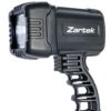 Zartek - 500 Lumen LED Rechargeable Spotlight - Black