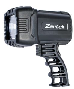 Zartek - 500 Lumen LED Rechargeable Spotlight - Black