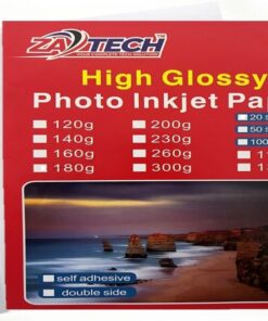 ZATECH A4 High Gloss Photo Inkjet Paper 115 GSM 100 Sheets