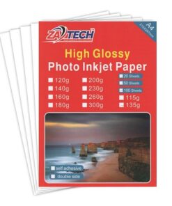 ZATECH A4 High Gloss Photo Paper 135GSM - 100 Sheets