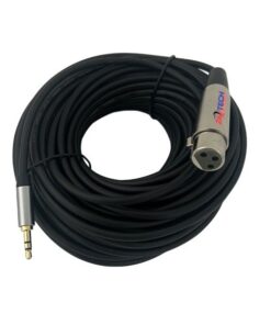 ZATECH XLR Female to 3.5mm Male Microphone Cable - 20 Meter