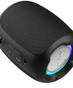 Zealot -S53 - IPX6 Waterproof TWS Outdoor Speaker With RGB Lightning- Black