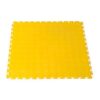 ZEE - PVC Interlocking Rubber Floor Tile - Gym Mats (4-Pack)-Various Colors - Yellow