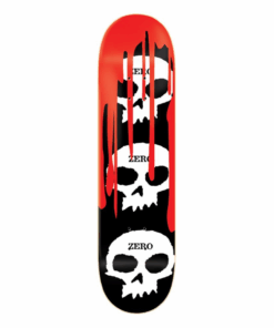 Zero - 3 Skull Blood 8.25 Inch skateboard Deck | Black