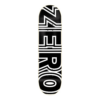 Zero - Bold 8.0 Inch Skateboard Deck - Back