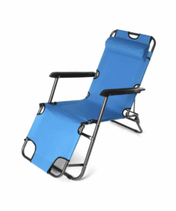 Zero Gravity Outdoor and Camping Adjustable Lounger - Light Blue