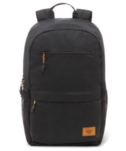 Zip Top Backpack Black