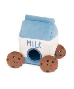 Zippy Paws Burrow Hide & Seek Toy - Milk & Cookies