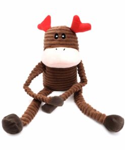 ZippyPaws Holiday Crinkle Reindeer - Large