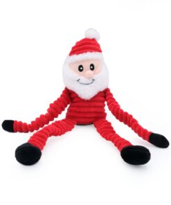 ZippyPaws Holiday Crinkle Santa - Small