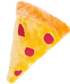 ZippyPaws NomNomz Plush Squeaky Dog Toy - Pizza