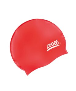 Zoggs Silicone Swim Cap - Red