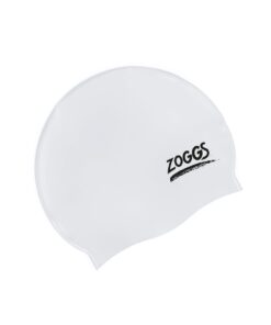 Zoggs Silicone Swim Cap - White