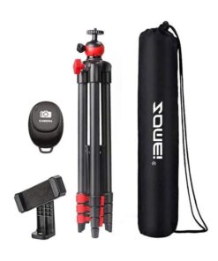 Zomei Tripod for Camera & Phone with Shutter, Phone Clip & Carry Pouch