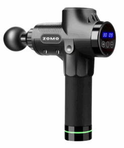 ZOMO 12-Head Professional Gun Massager with Carry Case - Black