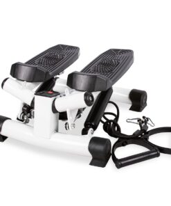 Zoolpro Pedal Electric Resistance Stepper Exercise Trainer - Black & White