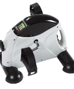 Zoolpro Portable Pedal Mini Cardio Exercise Bike Cycle - White and Black