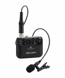 Zoom F2 - Ultracompact Portable Field Recorder with Lavalier Microphone