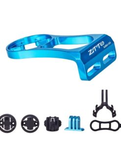 ZTTO Aluminium Out Front Stem Mount for Garmin Cycling Computers - Blue