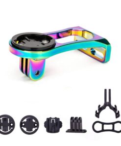 ZTTO Aluminium Out Front Stem Mount for Garmin Cycling Computers - Oil Slick