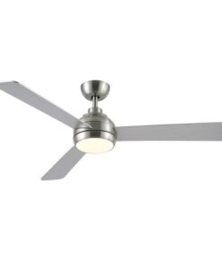 Silver Modern Fashion 3 Blades Ceiling Fan with Lights-JNC