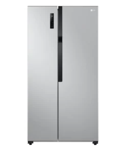 LG 519L Side by Side Fridge Freezer Silver GCFB507PQAM