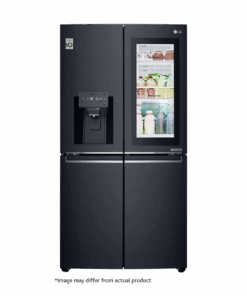 LG 889L 4 Door Instaview Side by Side Fridge-GR-X31FMQRL.AMCQESA